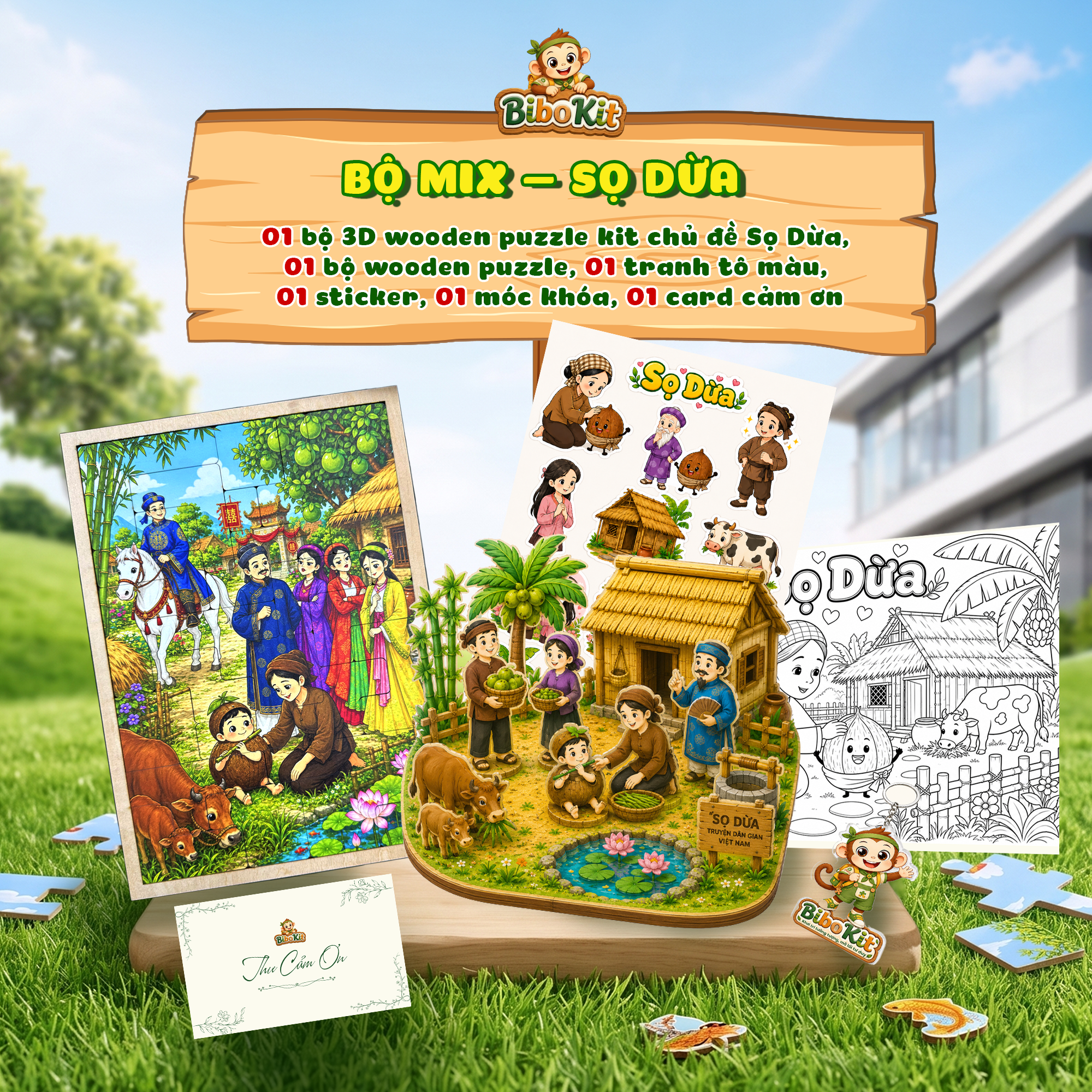 Bộ Mix – Sọ dừa